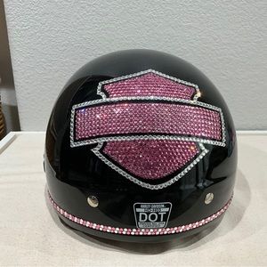 Women’s Harley Davidson Diva helmet! One of a kind, custom made size SMALL.
